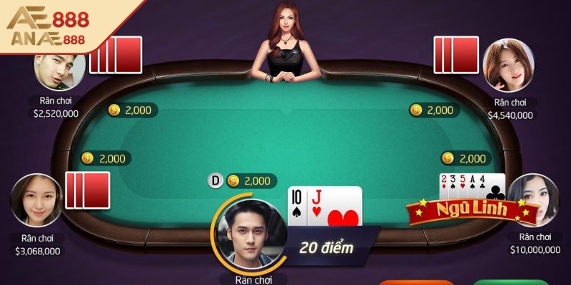 Xì dách với lối chơi đơn giản